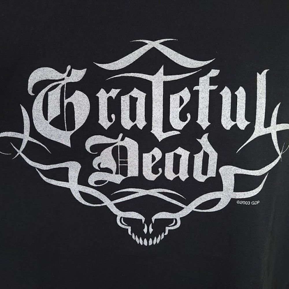 Grateful Dead T Shirt Vintage Y2K Rock And Roll Blues Music Skull Mens Large - Picture 2 of 5